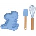 Kit Oferta Cozinha Dinossauro 3 utensílios