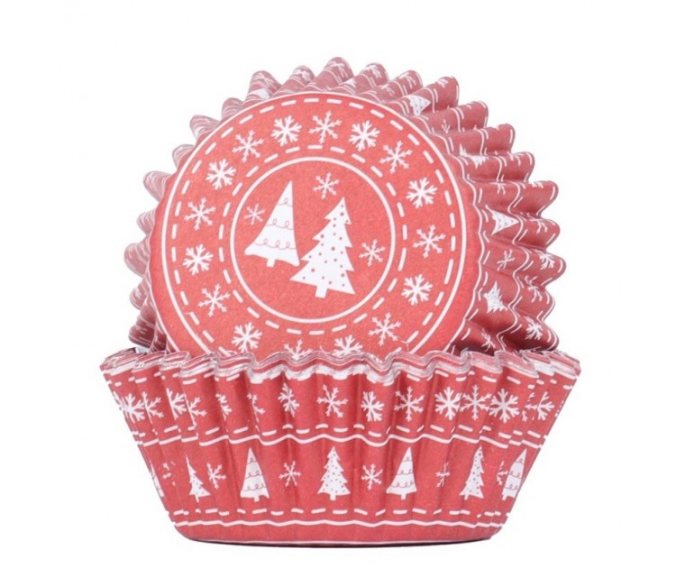 30 Formas Cup Cakes Padrão Camisola Natal
