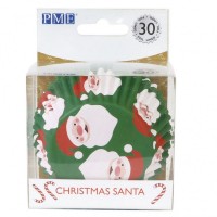 30 Tacinhas Foil Pai Natal