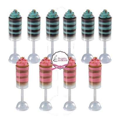 Pack de 12 Push Pops Wilton