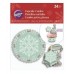 Pack 24 Tacinhas e Picks Flocos Natal Wilton
