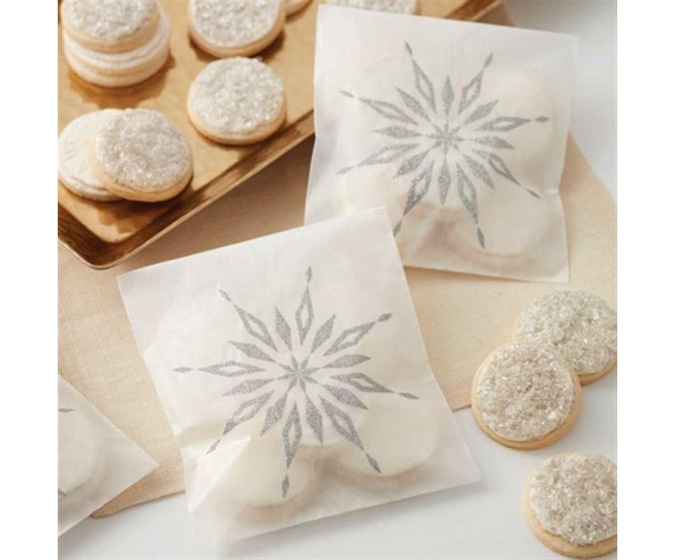 6 Envelopes Doces flocos de neve