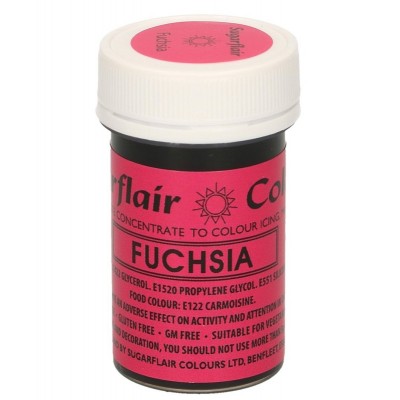 Corante em Pasta Fuchsia Sugarflair 25 grs