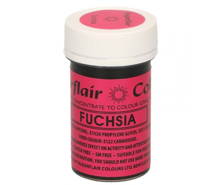 Corante em Pasta Fuchsia Sugarflair 25 grs