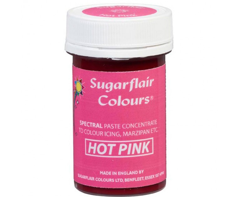 Corante em Pasta Hot Pink Sugarflair 