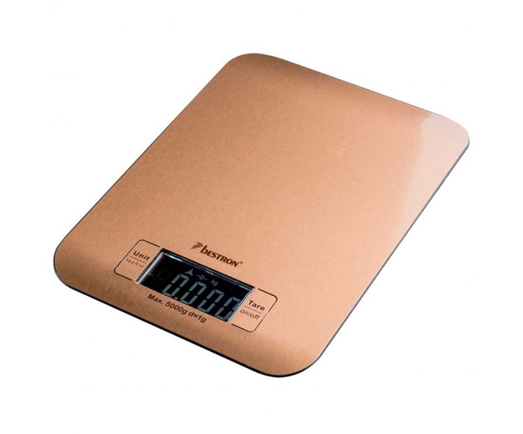 Balança de Cozinha Digital Bestron cor Cobre