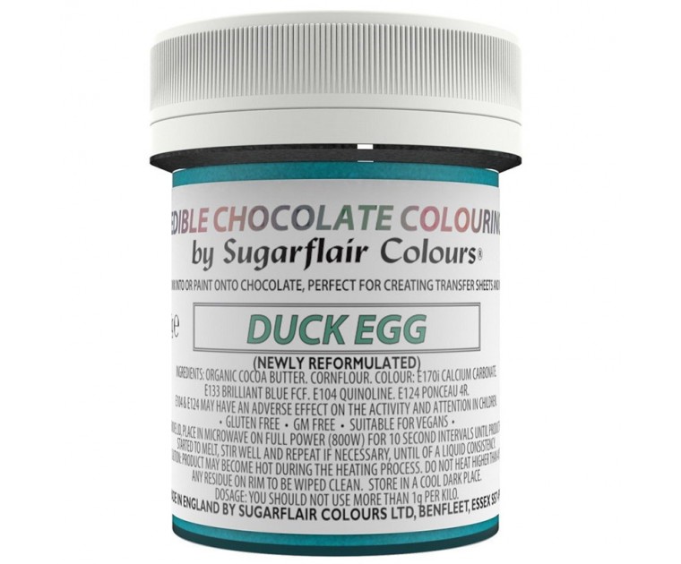 Corante Chocolate à Base de Manteiga de Cacau Duck Egg Corante Chocolate à Base de Manteiga de Cacau Duck Egg
