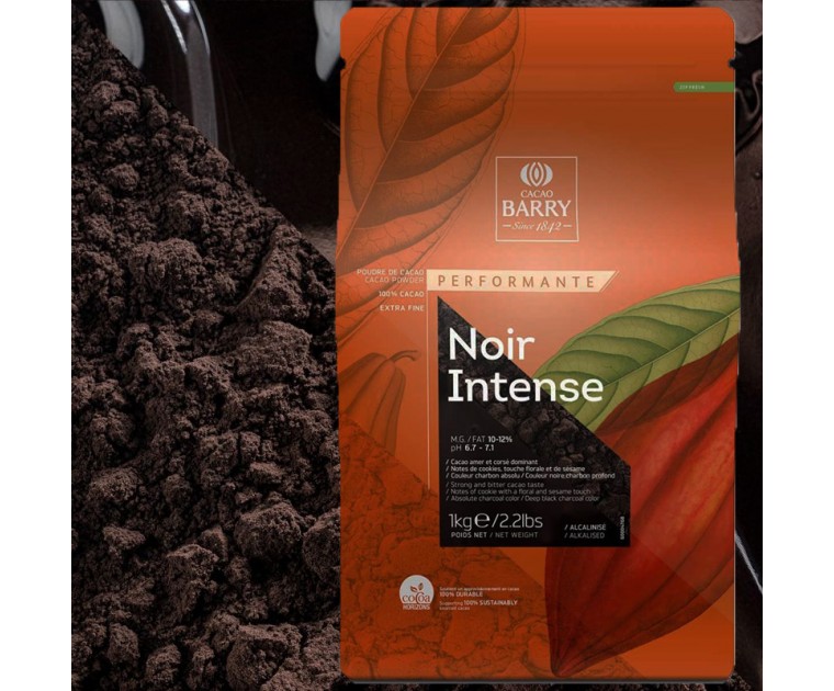 Cacao Barry Noir Intense Pó de Cacao Magro 1kg