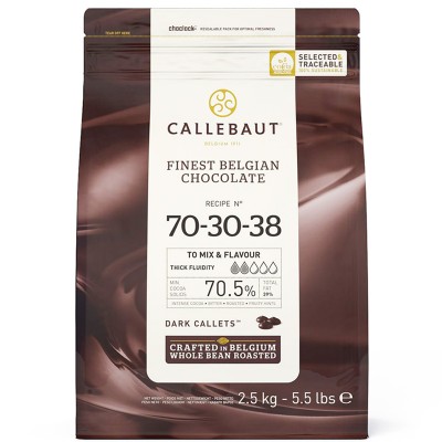 Chocolate Callebaut Extra Dark (70,5%)- 2,5 kg