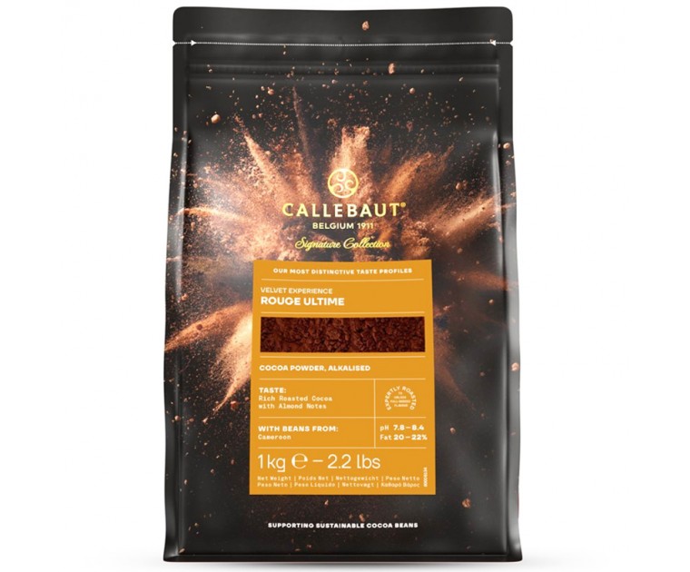 Cacao Callebaut 100% Rouge Ultime 1Kg