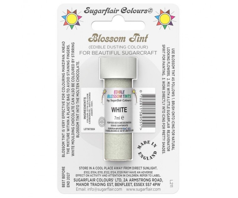 Pó Comestível Branco Sugarflair