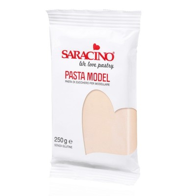 Pasta Modelar Saracino Bege 250grs