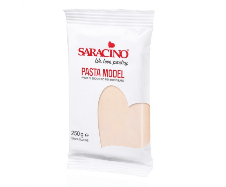 Pasta Modelar Saracino Bege 250grs