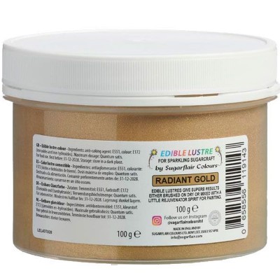 Pó Comestível Radiant Gold 100g 