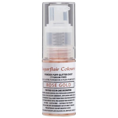 Pó Glitter Rose Gold em bomba spray 10g 