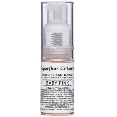 Pó Glitter Rosa em bomba spray 10g 