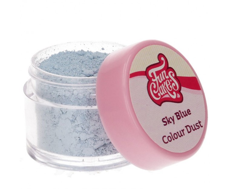 Pó comestível Mate Sky Blue