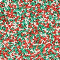 Confetis Bolinhas Cores de Natal