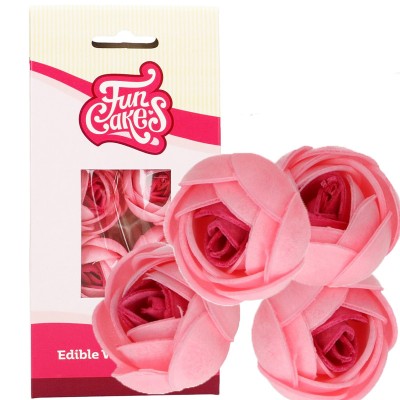 Flores Comestíveis Rosa 
