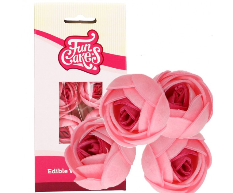Flores Comestíveis Rosa 