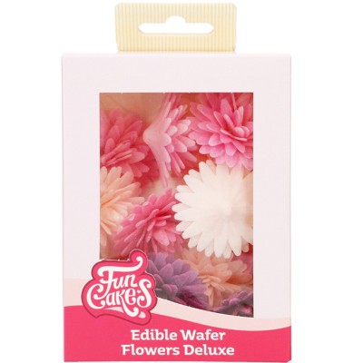 Flores Pompom Sortidas hóstia comestíveis