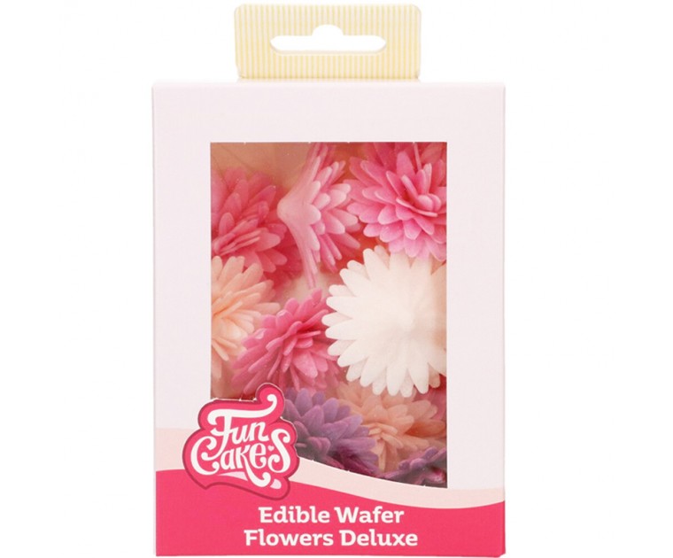 Flores Pompom Sortidas hóstia comestíveis
