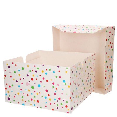Caixa Cartolina Confetis Multicoloridos