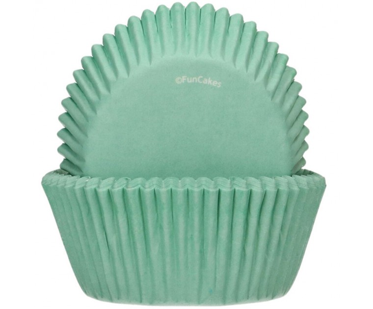  48 Formas Cup Cakes Verde Menta