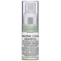 Pó Glitter Fusion Green em bomba spray 10g 