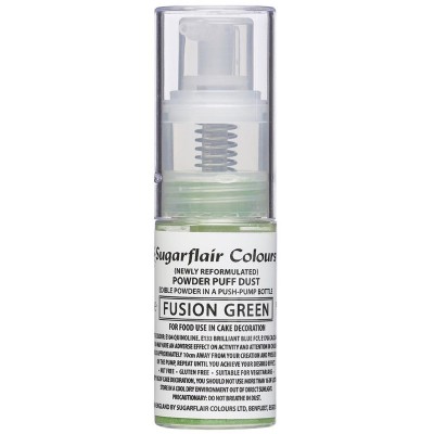 Pó Glitter Fusion Green em bomba spray 10g 