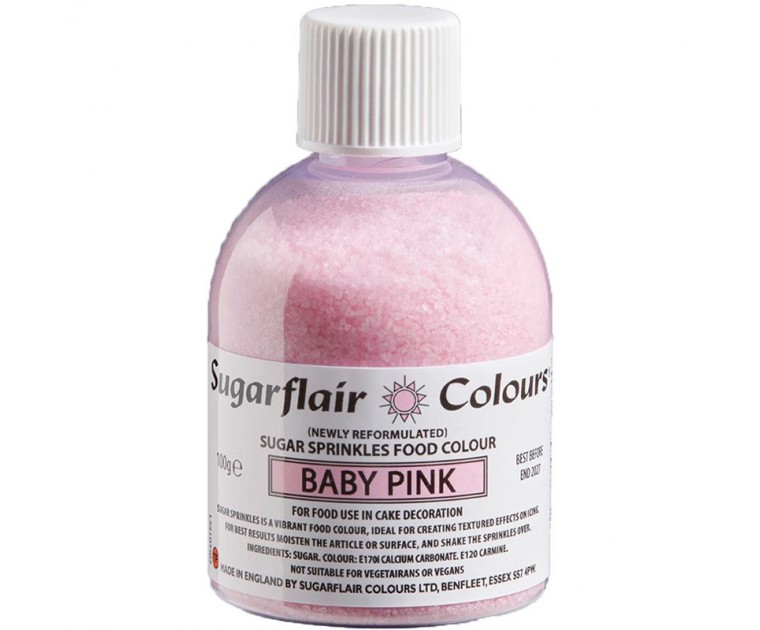 Açúcar Perolado Baby Pink Sugarflair