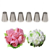 Conj. 6 Bicos de Decoração Flores