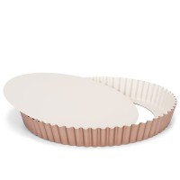 Tarteira Cerâmica Fundo Amovível Ø28cm 