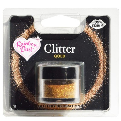 Glitter Comestível Dourado 