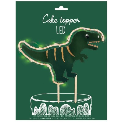 Topo Bolo Dinossauro c/ Led