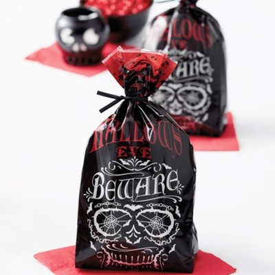 Pack de 20 Sacos de Festa e Doces Hallows Eve