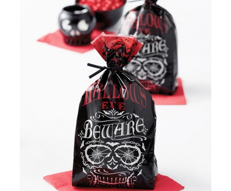 Pack de 20 Sacos de Festa e Doces Hallows Eve