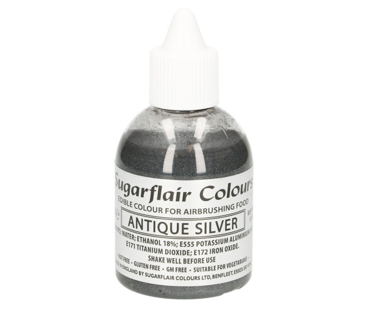 Tinta para Aerógrafo Antique Silver