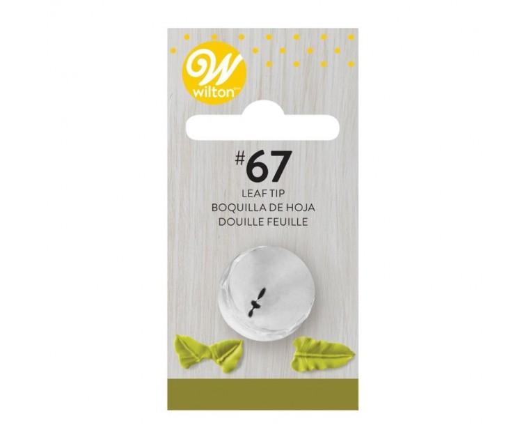 Bico Decoração Folha Nº67 Wilton