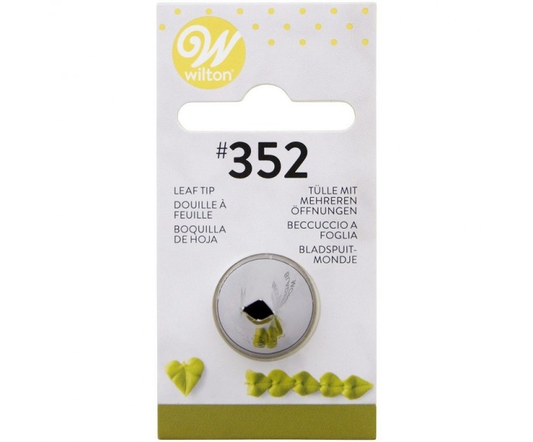 Bico Decoração Folha Nº352 Wilton