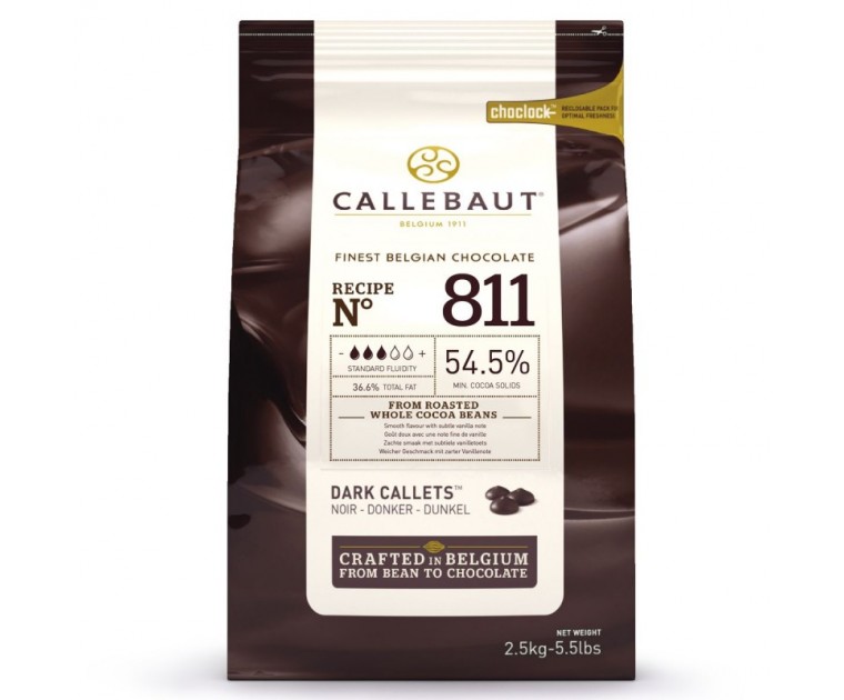 Callebaut Chocolate Negro 2.5 kgs