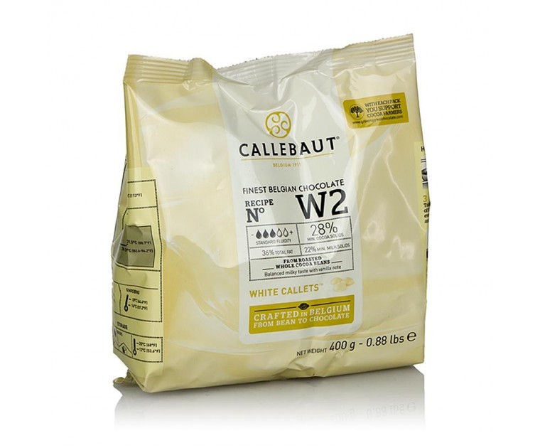 Chocolate Callebaut Branco 400g