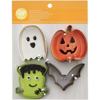 Set 4 Cortadores Halloween 