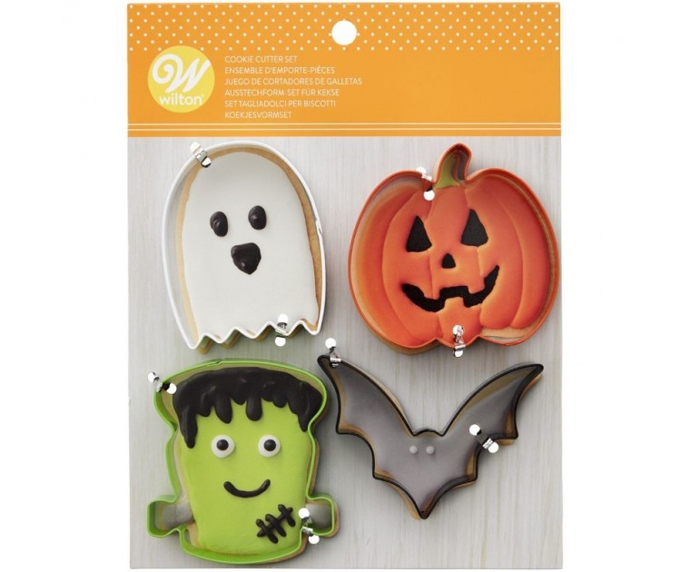 Set 4 Cortadores Halloween 