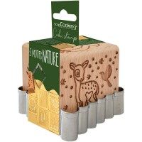 Conj. Cubo Marcador e Cortador Floresta Conj. Cubo Marcador e Cortador Floresta
