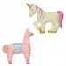Conjunto 2 Moldes Cortadores Animais Exóticos