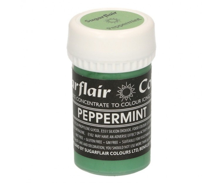 Corante em Pasta Peppermint Sugarflair 25 Grs 