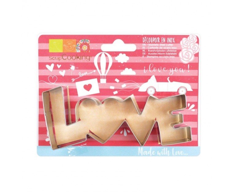 Cortador Love 13 cms