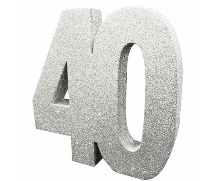 Decoração Mesa 40 Prata Decoração Mesa 40 Prata