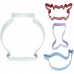 Kit Decoração + Cortadores Aquário